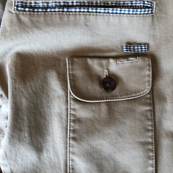 Kroon 2 Button Medium Weight Tan Cotton Jacket Size 40R - Picture 13 of 15